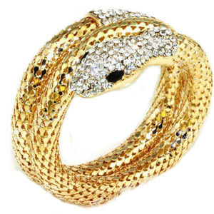 Snake Bracelet Crystal Rhinestone Jewelry 378